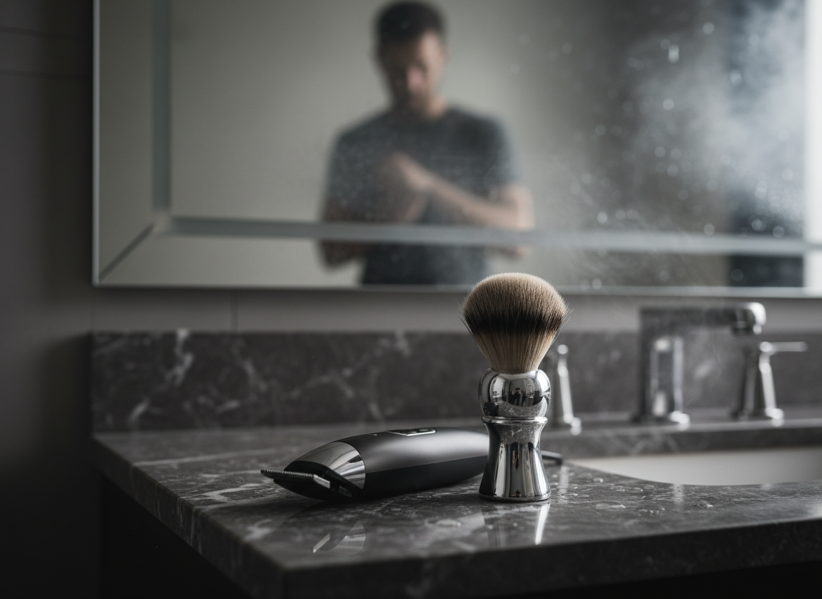 Firefly_product photography style, luxury bathroom interior, close up of a modern electric bo 942463